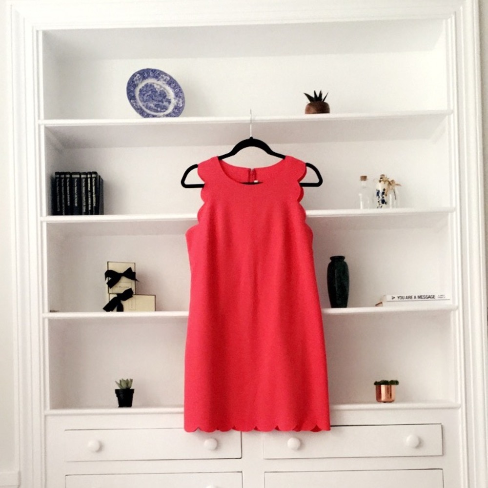 J. Crew Scalloped Dress